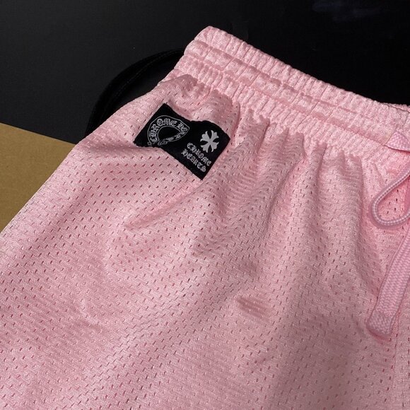 Chrome Hearts Mesh Varsity Shorts Pink - Picture 3 of 6